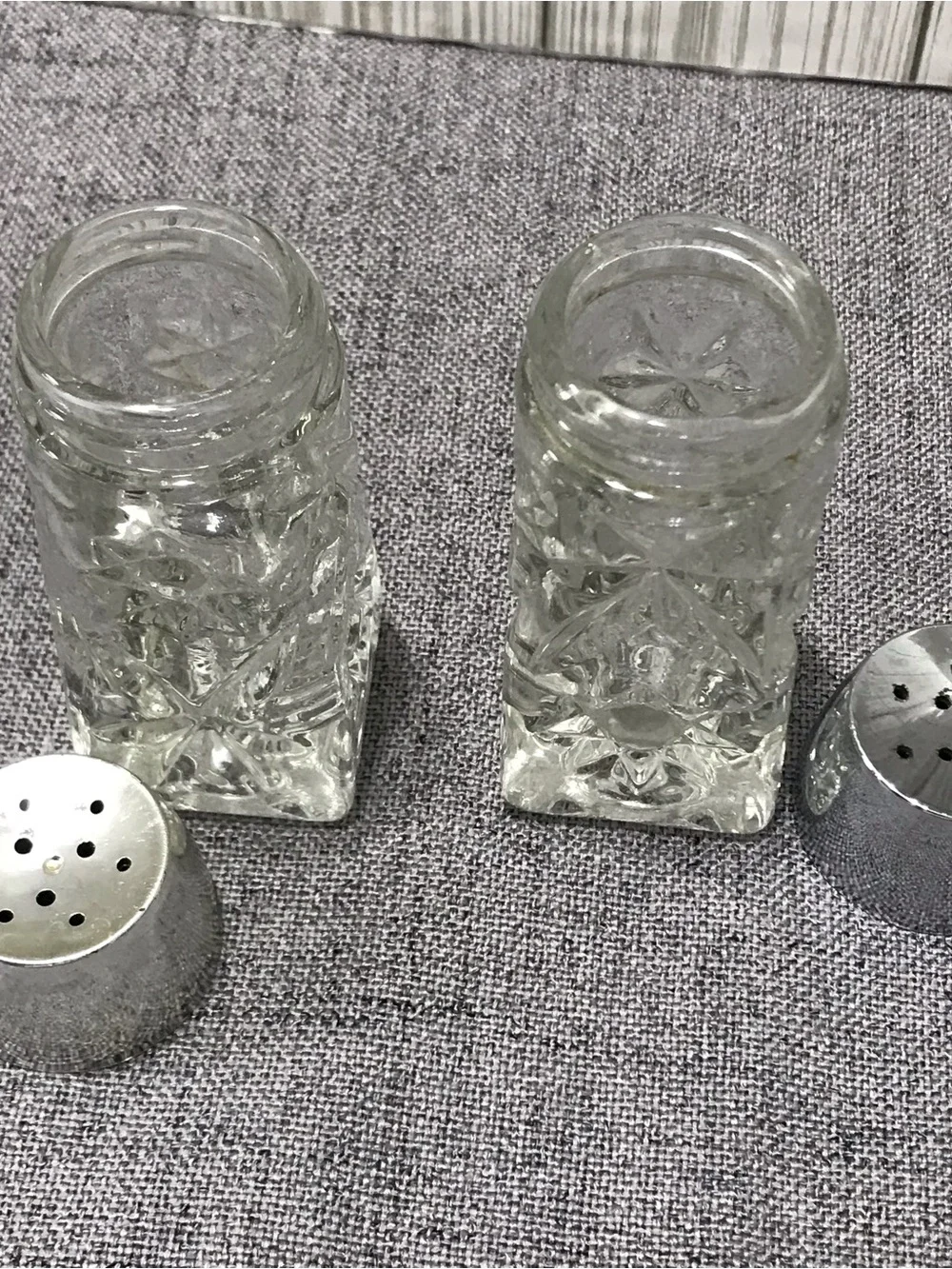 Vintage Anchor Hocking Salt & Pepper shakers.